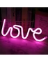 Love Neon Signs LED Light Wall Decor Battery USB Powered Pink Wedding Bedroom Party Mother's Day, hi-res