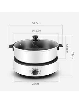 Multifunctional Electric Hot Pot 4L 3-7 People