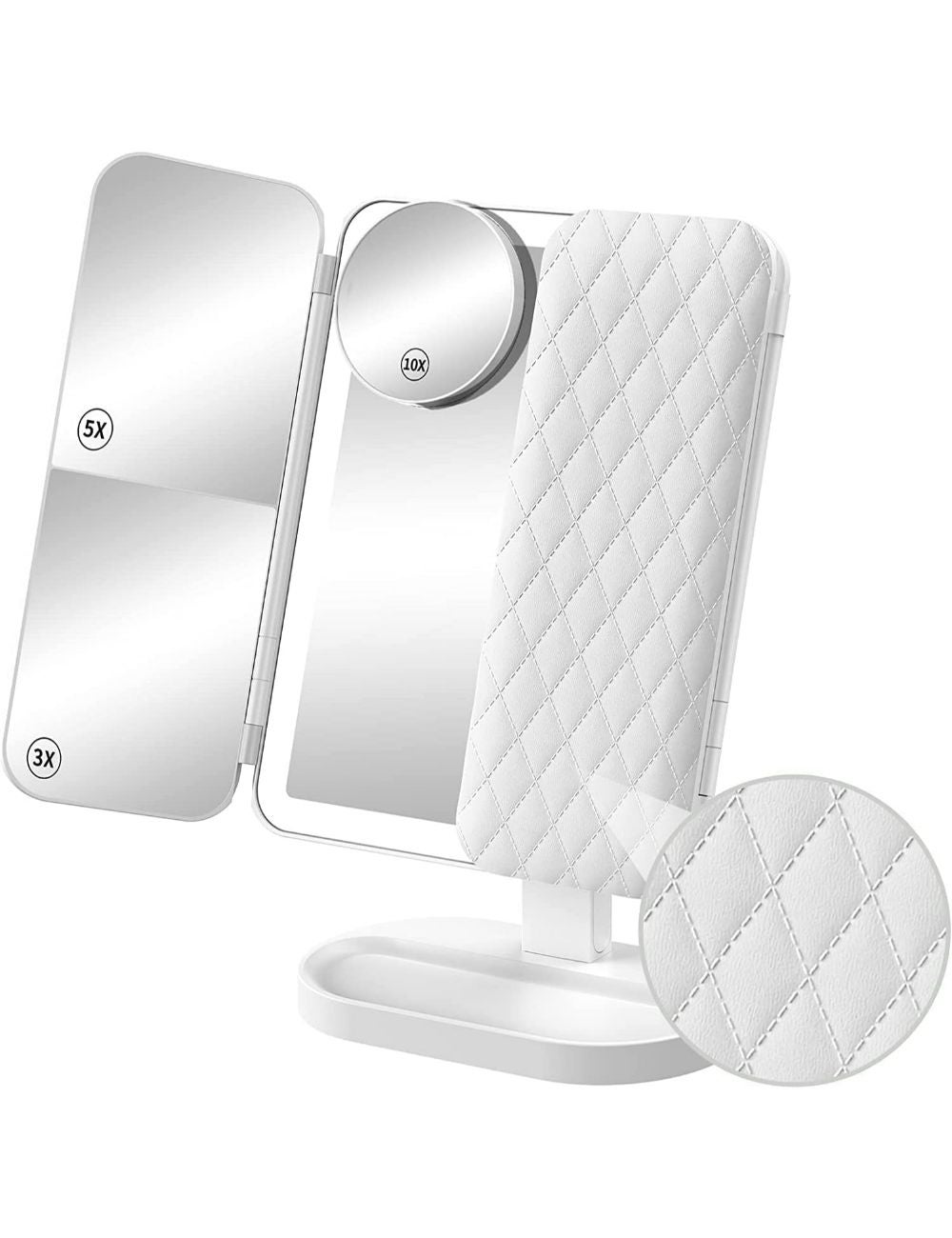 Coby trifold 2024 led mirror