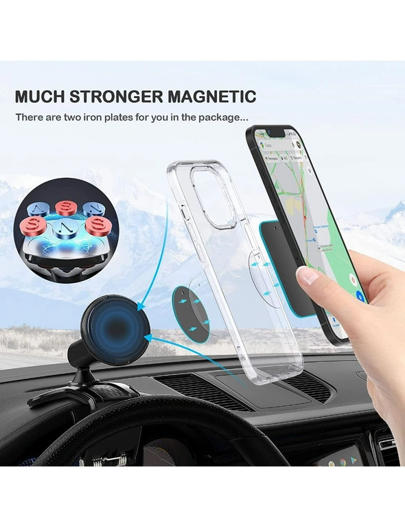 Cell Phone Stand for Car - Magnetic Car Phone Mount Universal Holder iPhone Samsung Huawei Xiaomi, hi-res image number null