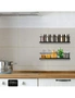 4 Tier Hanging Stainless Steel Spice Racks Wall Mounted Kitchen Pantry Shelf, hi-res