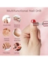 USB Electric Nail File 35000RPM, Compact Efile Professional Drill Acrylic Gel Nails Manicure Pedicure Polishing Tools Salon Home Use Pink, hi-res