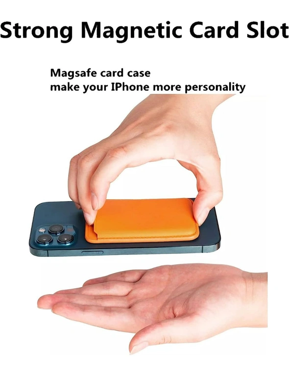 Pack Magnetic Wallet Card Holder iPhone 14 Pro/Plus/14 Pro Max/13/13 Pro/13 Pro Max/13 Mini/12/12 Pro/12 Pro Max Blue 1 Pack, hi-res image number null