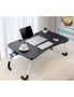 Laptop Bed Desk Portable Foldable Tray Table Cup Holder Bed Couch Sofa Working Reading, hi-res