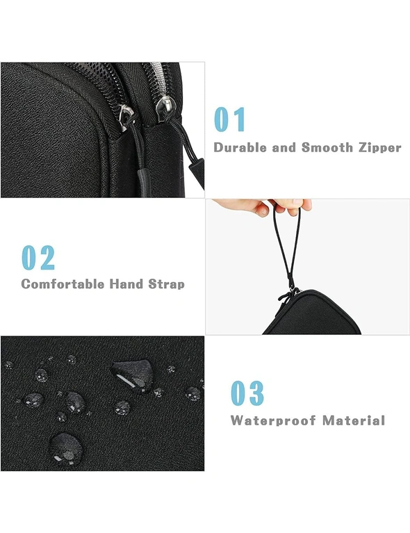 Electronic Organizer Bag Pouch for Cable Cord Charger Phone Earphone Waterproof, hi-res image number null