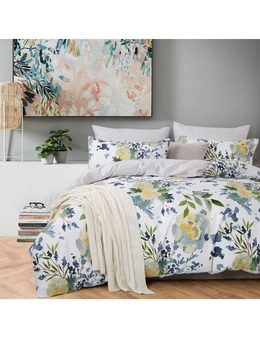 Luxton Daralis Floral Leaf Quilt Cover Set