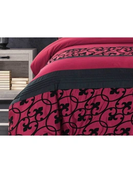 Luxton Afton Red Quilt Cover Set