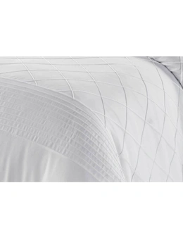 Luxton Lamere White Pintuck Quilt Cover Set