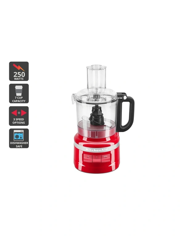 Kitchen Aid Food Processor 7 Cup - Empire Red, hi-res image number null