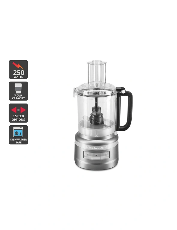 Kitchen Aid Food Processor 7 Cup - Contour Silver, hi-res image number null