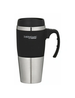 Thermos 450ml S/Steel Travel Mug Black