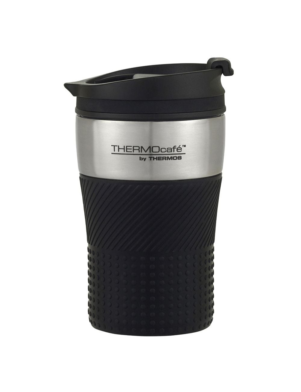 Thermos Thermocafe Insulated Travel Cup 200ml Black Rockmans