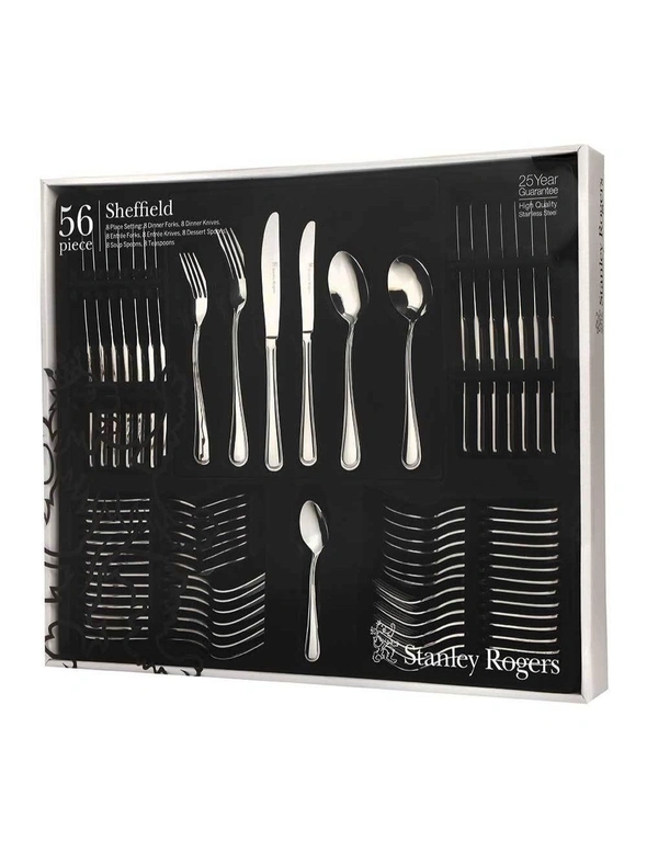 Stanley Rogers Sheffield 56 Pce Cutlery Set, hi-res image number null