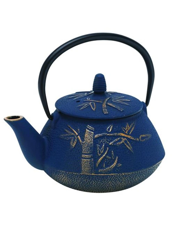 Avanti Bamboo Teapot 800ml - Navy/Bronze, hi-res image number null