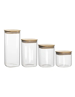 Ecology Pantry Square Canisters Set 4