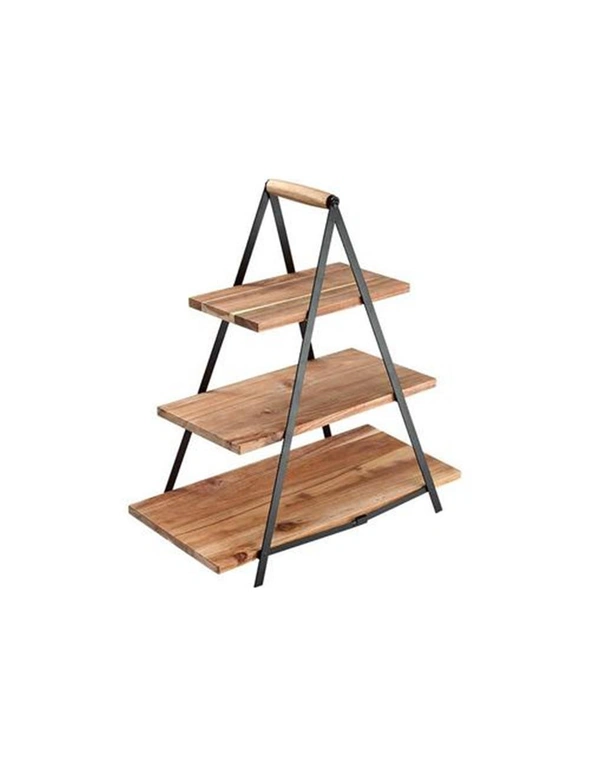 Ladelle Serve & Share Acacia Serving Tower 3 Tier, hi-res image number null