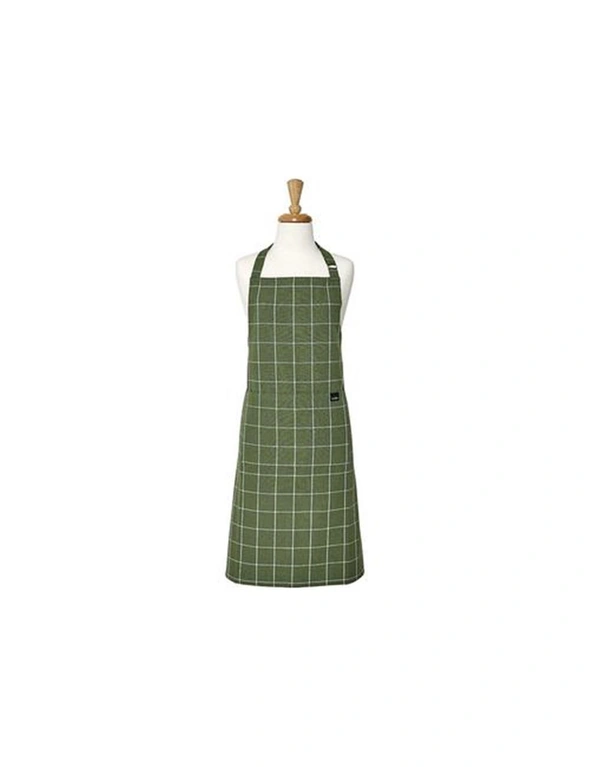 Ladelle Eco Check Green Apron, hi-res image number null