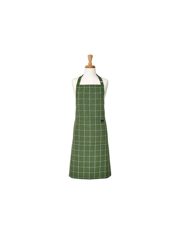 Ladelle Eco Check Green Apron, hi-res image number null