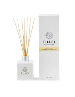 Tilley Classic White - Reed Diffuser 150 Ml - Lemongrass