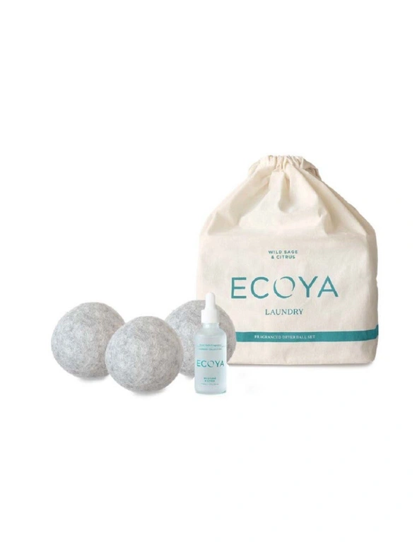 Ecoya Laundry Collection - Dryer Balls Set W/Dropper, hi-res image number null