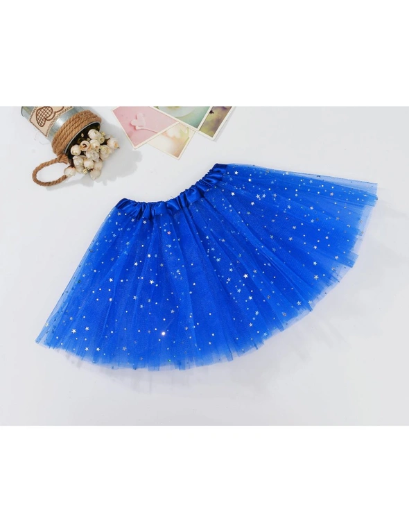 Sequin Tulle Tutu Skirt Ballet Kids Princess Dressup Party Baby Girls Dance Wear, hi-res image number null
