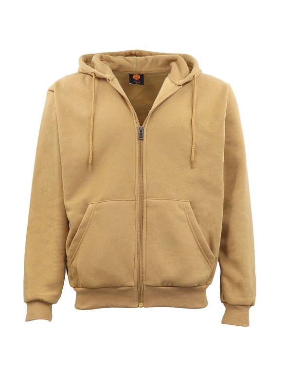 Zmart Adult Unisex Plain Zip Up Hoodie Men's Fleece Hooded Jacket Sweatshirt Jumper XS-6XL, hi-res image number null