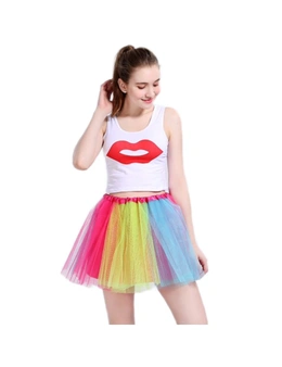 Zmart New Adults Tulle Tutu Skirt Dressup Party Costume Ballet Womens Girls Dance Wear