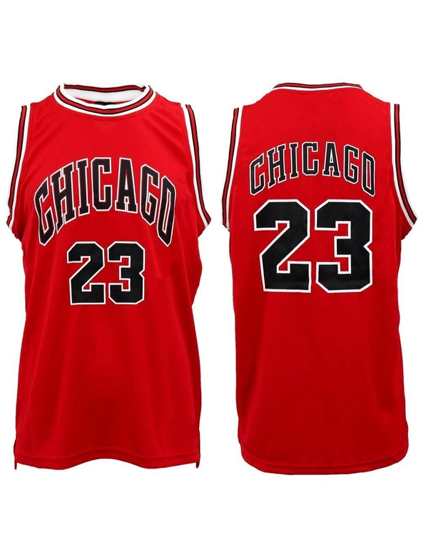 New Men's Basketball Jersey Sports T Shirt Tee Vest Tops Gym Chicago Los Angeles, hi-res image number null