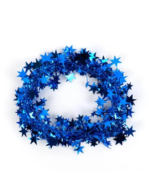 Zmart 7.5M Christmas Hanging Star Pine Tree Garland Rattan Xmas Party Wedding Ornament, hi-res image number null