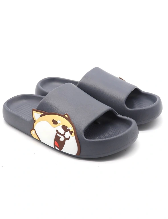Zmart Pillow Slides Sandals Anti-Slip Ultra Soft Slippers Shoes Cute Shiba Inu Cloud, hi-res image number null
