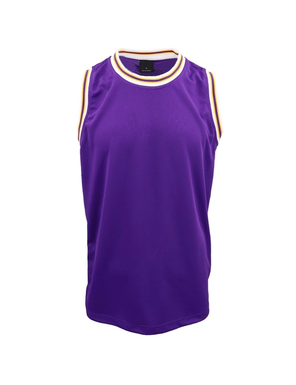 Mens Plain Basketball Jersey Gym Sports Basic Blank Sleeveless T Shirt Vest Tops, hi-res image number null