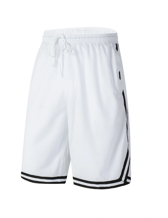 Mens Striped Basketball Shorts Quick Dry Running Sports Team Athletic Gym Jersey, hi-res image number null