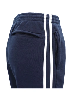 Zmart Men's Fleece Striped Track Pants w Zip Pockets Drawstring Sports Sweat Trousers