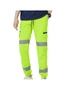 Zmart Mens Hi Vis Fleece Pants Reflective Tapes Cargo Workwear Safety Track Trousers, hi-res