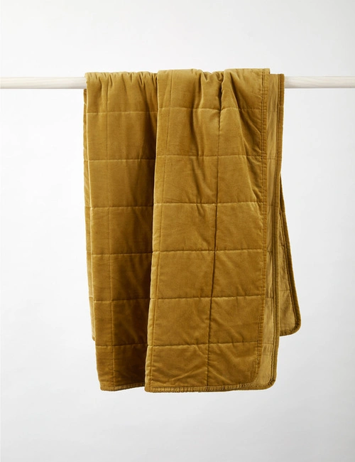 Windsor Quilted Velvet Throw, hi-res image number null