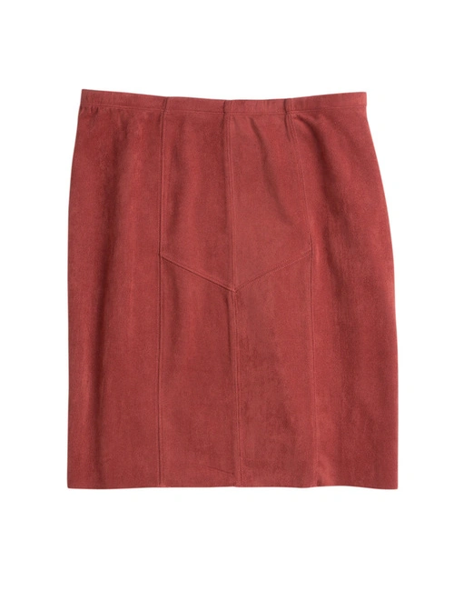 Emerge Suedette Panelled Pencil Skirt, hi-res image number null