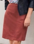 Emerge Suedette Panelled Pencil Skirt, hi-res