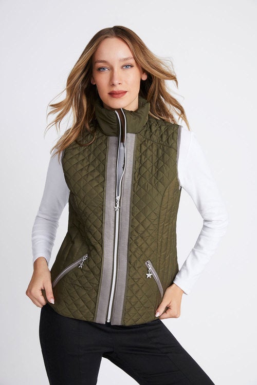 Euro Edit Quilted Puffer Vest | W Lane