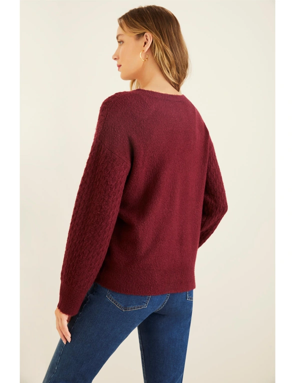 Capture Cable Knit Sweater, hi-res image number null
