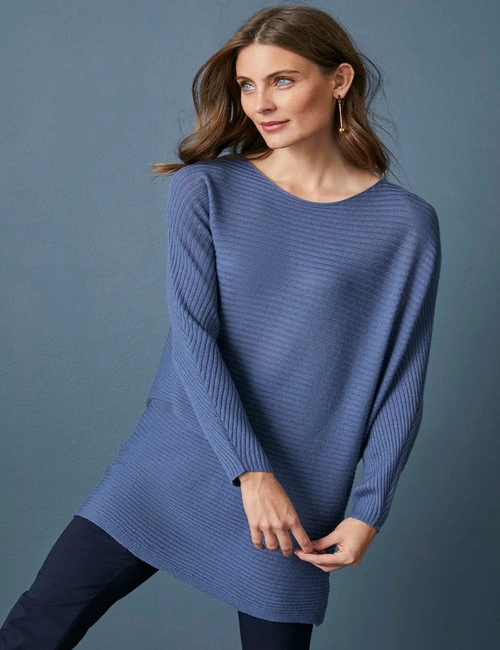 Capture Merino Ribbed Dolman Sweater, hi-res image number null