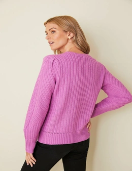 Capture Rib Patterned Sweater