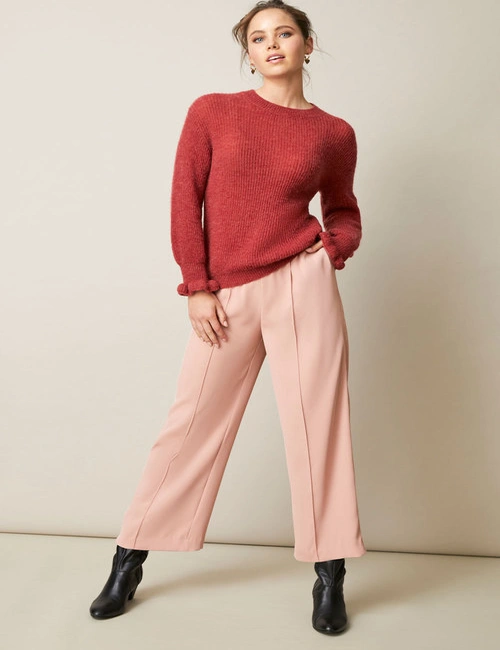 Emerge Seam Front Wide Leg Pant, hi-res image number null
