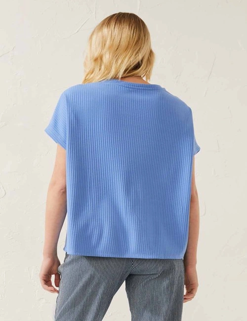 Emerge Ribbed Square Tee, hi-res image number null