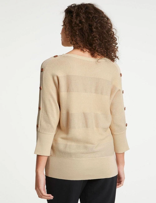 Heine Button Sleeve Pullover, hi-res image number null