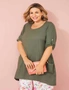 Sara Linen Blend Drape Pocket Tunic, hi-res