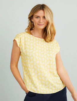Capture Printed Shell Top