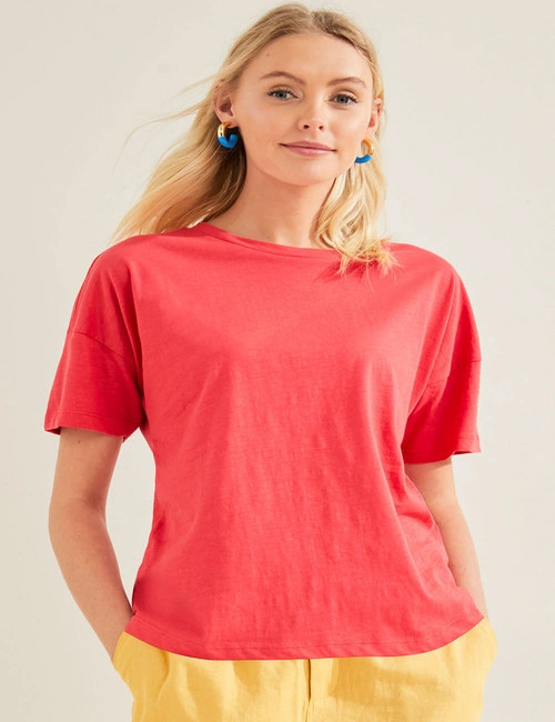 Emerge Cotton Boxy Tee, hi-res image number null
