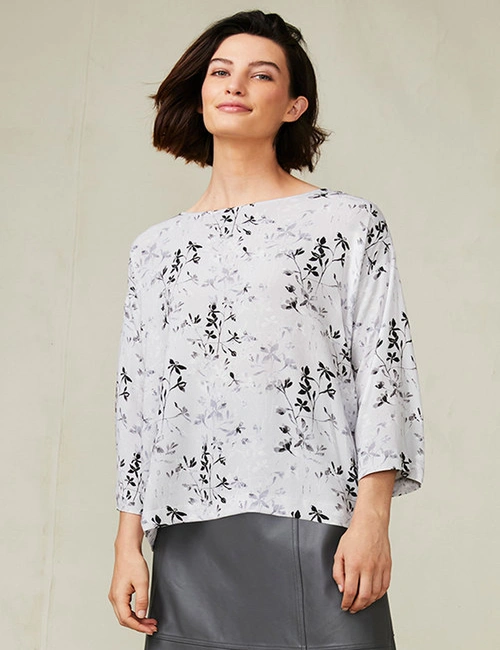 Grace Hill Printed Top, hi-res image number null