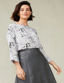 Grace Hill Printed Top