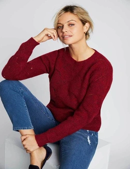 Emerge Scalloped Stitch Sweater